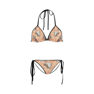 Chinese Crested Flower Custom Bikini Swimsuit - TeeAmazing