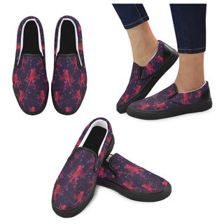 Sailor Mars Black Women's Slip-on Canvas Shoes - TeeAmazing