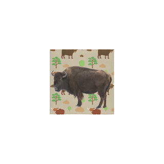 Bison Square Towel 13x13 - TeeAmazing