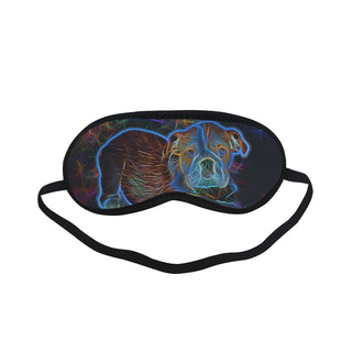 English Bulldog Glow Design 3 Sleeping Mask - TeeAmazing