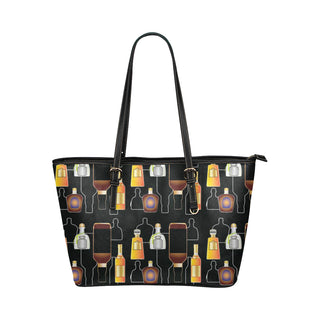 Whisky Leather Tote Bag/Small - TeeAmazing