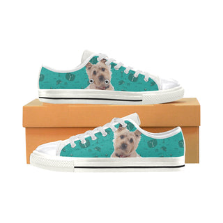 Cairn terrier White Women's Classic Canvas Shoes - TeeAmazing