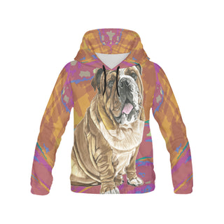 English Bulldog Water Colour No.2 All Over Print Hoodie for Women - TeeAmazing