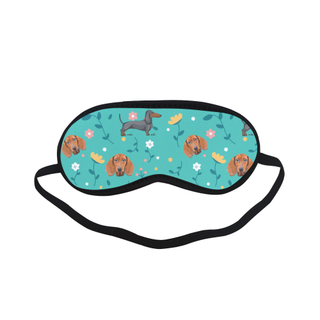 Dachshund Flower Sleeping Mask - TeeAmazing