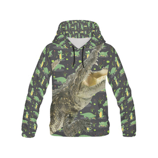 Alligator All Over Print Hoodie for Men - TeeAmazing