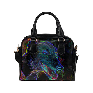 Greyhound Glow Design 1 Shoulder Handbag - TeeAmazing