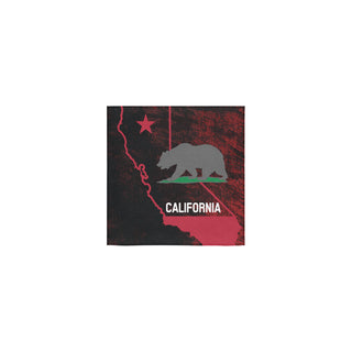 California Square Towel 13x13 - TeeAmazing