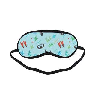 Marine Biologist Pattern Sleeping Mask - TeeAmazing