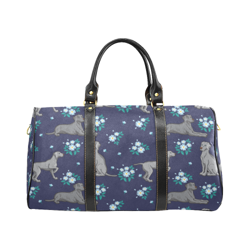 Coonhound Flower New Waterproof Travel Bag/Small - TeeAmazing