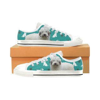 Mioritic Shepherd Dog White Low Top Canvas Shoes for Kid - TeeAmazing