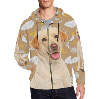 Labrador Retriever Lover All Over Print Full Zip Hoodie for Men - TeeAmazing