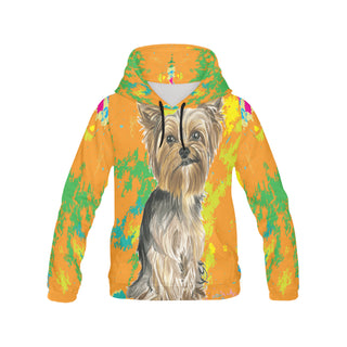 Yorkshire Terrier Water Colour No.1 All Over Print Hoodie for Women - TeeAmazing