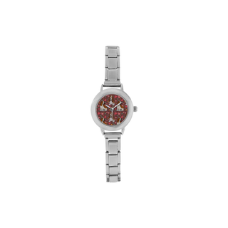 FREE Basset Hound Flower Women's Italian Charm Watch - TeeAmazing