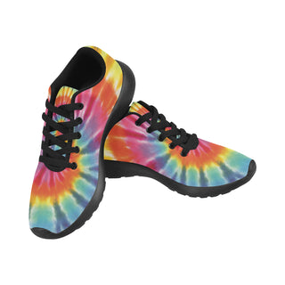 Tie Dye Black Sneakers for Women - TeeAmazing