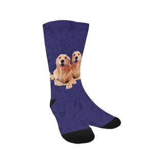 Golden Retriever Lover Trouser Socks - TeeAmazing