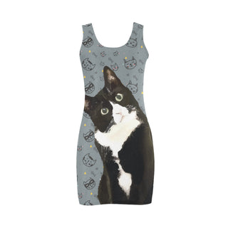 Tuxedo Cat Medea Vest Dress - TeeAmazing