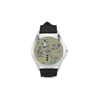 Lemur Pattern Women's Classic Leather Strap Watch - TeeAmazing