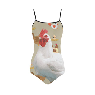 Chicken Lover Strap Swimsuit - TeeAmazing
