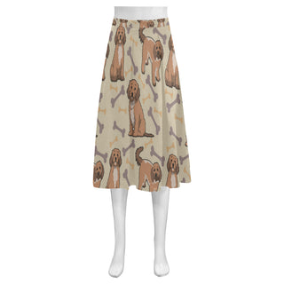 Cockapoo Mnemosyne Women's Crepe Skirt (Model D16) - TeeAmazing