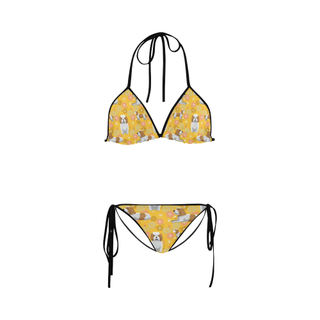 Petit Basset Griffon Vendéen Flower Custom Bikini Swimsuit - TeeAmazing