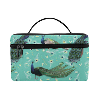 Peacock Cosmetic Bag/Large - TeeAmazing