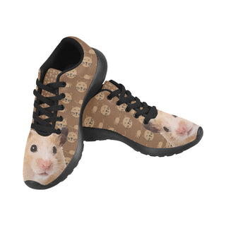 Hamster Black Sneakers for Men - TeeAmazing