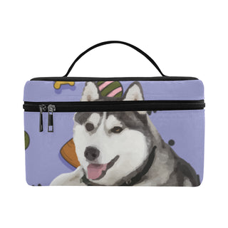 Siberian Husky Dog Cosmetic Bag/Large - TeeAmazing