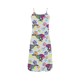 Greyhound Running Pattern No.1 Alcestis Slip Dress - TeeAmazing