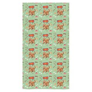 American Cocker Spaniel Pattern Bath Towel 30"x56" - TeeAmazing