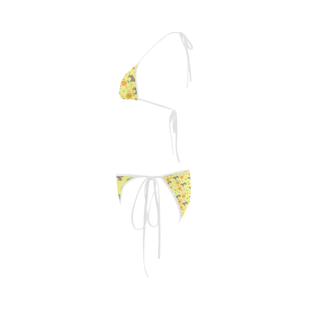 Newfoundland Pattern Custom Bikini Swimsuit - TeeAmazing
