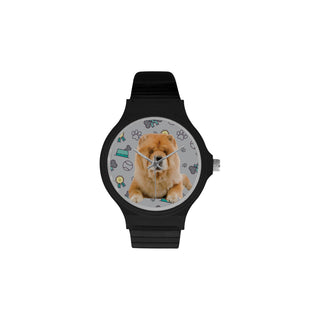 Chow Chow Dog Unisex Round Plastic Watch - TeeAmazing
