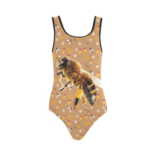 Queen Bee Vest One Piece Swimsuit - TeeAmazing