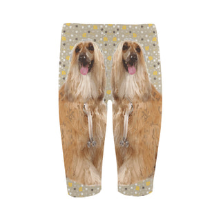 Afghan Hound Hestia Cropped Leggings (Model L03) - TeeAmazing