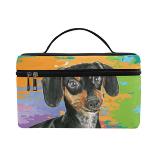 Dachshund Water Colour No.2 Cosmetic Bag/Large - TeeAmazing