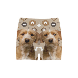 Basset Fauve Dog Briseis Skinny Shorts (Model L04) - TeeAmazing