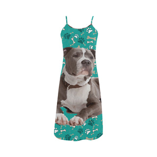 Staffordshire Bull Terrier Alcestis Slip Dress - TeeAmazing
