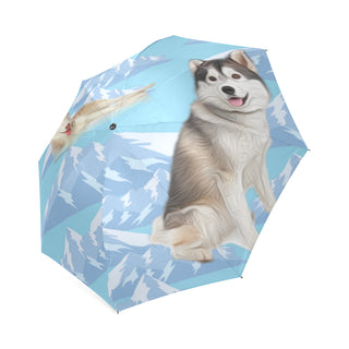 Husky Lover Foldable Umbrella - TeeAmazing