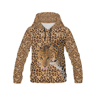 Leopard All Over Print Hoodie for Men - TeeAmazing