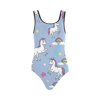 Unicorn Pattern Vest One Piece Swimsuit - TeeAmazing