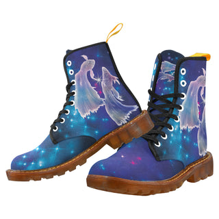 Pisces Black Boots For Women - TeeAmazing