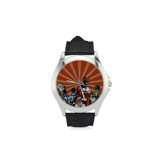 Power Ranger Women's Classic Leather Strap Watch - TeeAmazing