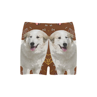 Great Pyrenees Dog Briseis Skinny Shorts (Model L04) - TeeAmazing