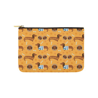 Dachshund Pattern Carry-All Pouch 9.5x6 - TeeAmazing