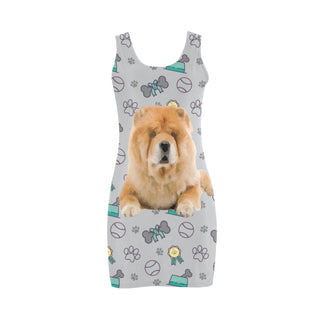Chow Chow Dog Medea Vest Dress - TeeAmazing