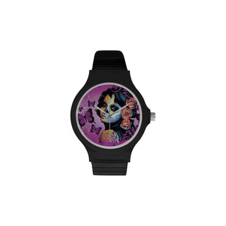 Sugar Skull Candy V1 Unisex Round Plastic Watch - TeeAmazing