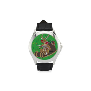 Reindeer Christmas Women's Classic Leather Strap Watch - TeeAmazing