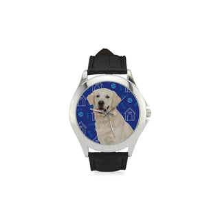 Labrador Retriever Women's Classic Leather Strap Watch - TeeAmazing