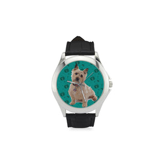 Cairn terrier Women's Classic Leather Strap Watch - TeeAmazing