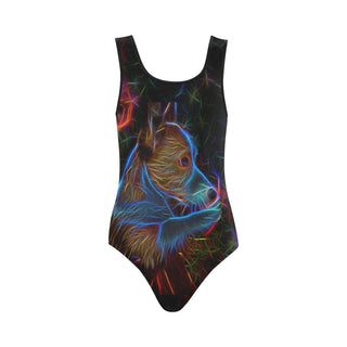 Corgi Glow Design 2 Vest One Piece Swimsuit - TeeAmazing