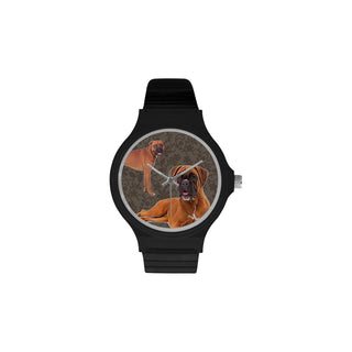 Boxer Lover Unisex Round Plastic Watch - TeeAmazing